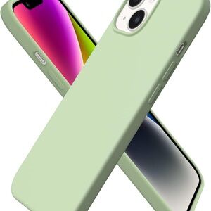 Green Silicone IPhone 14 Case